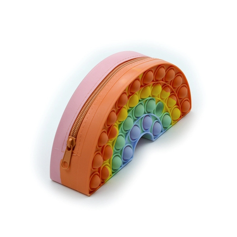 Fidget Silicone Pen Pop It Pencil Case 7