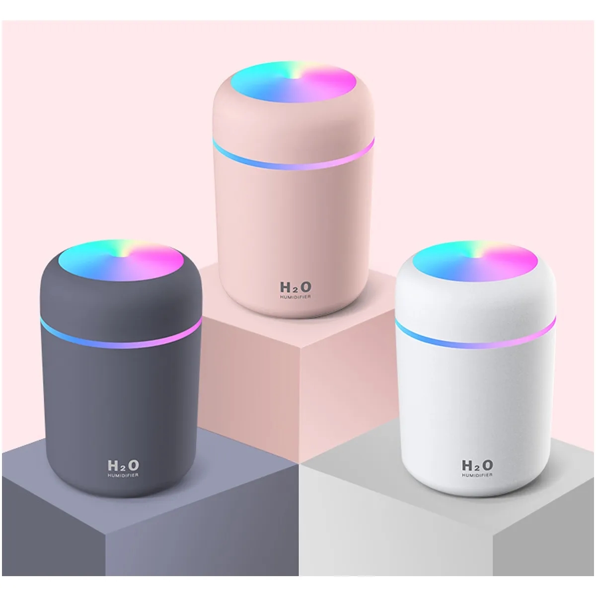 Portable USB Vaporizer with Night Light Desktop Humidifier 7