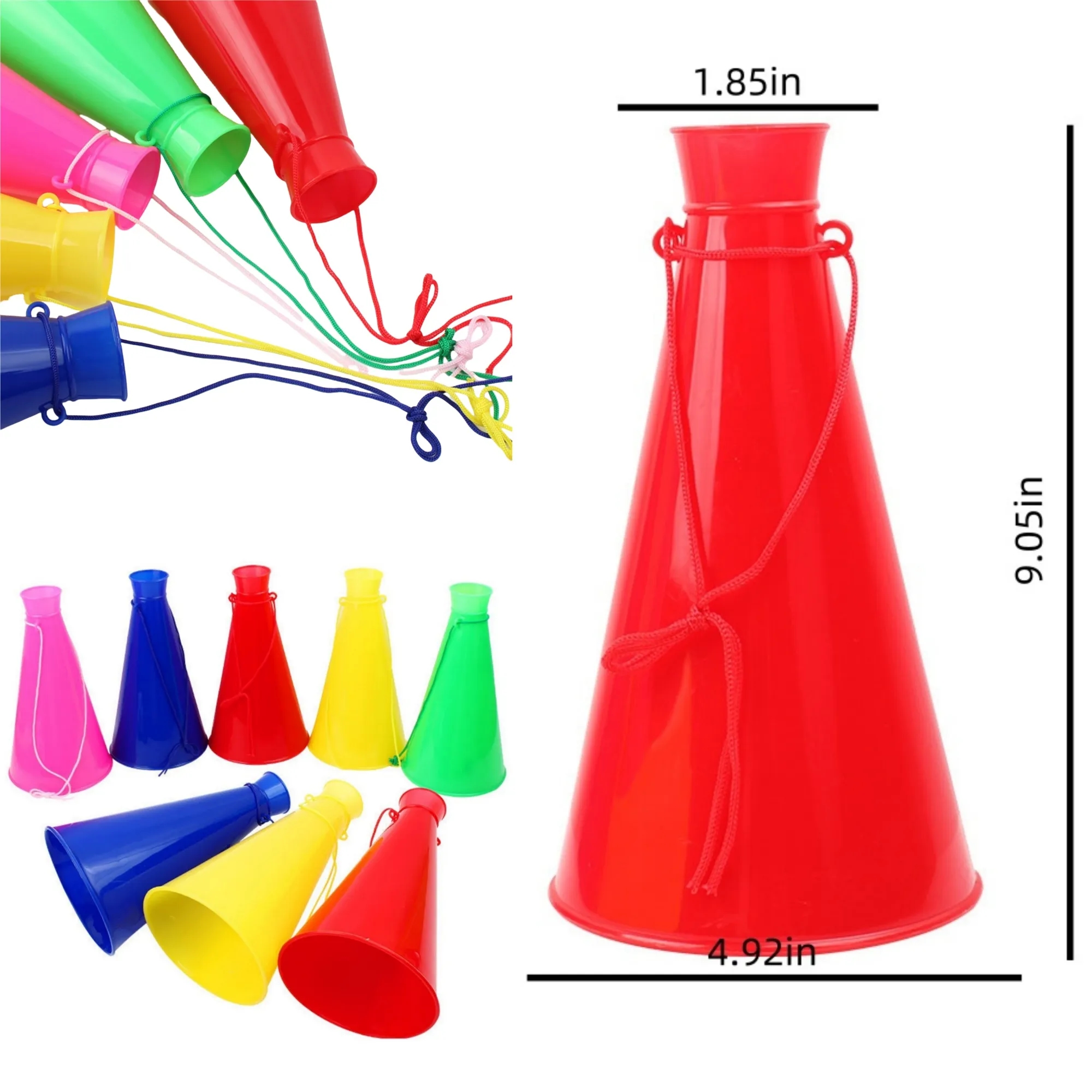 Plastic Cheer Blow Megaphone 2