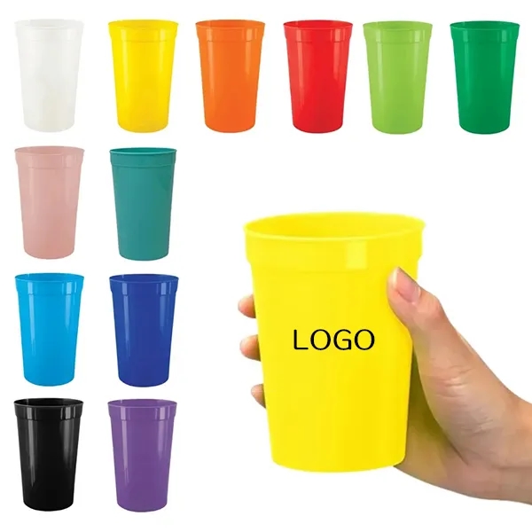 16 oz Stadium Party Tumbler with Reusable Plastic Cup 6