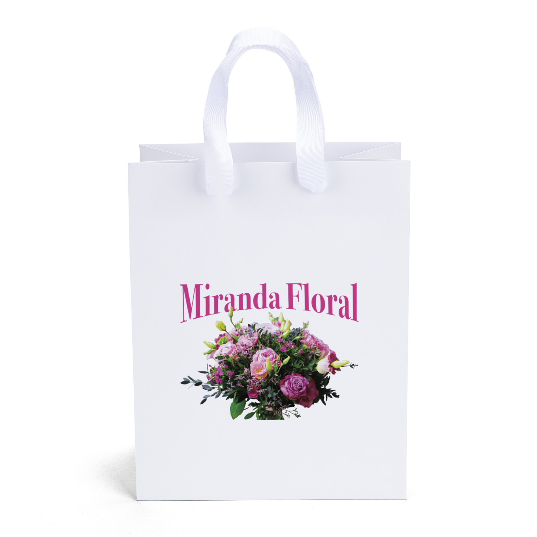 Elizabeth™- Ribbon Handle Matte Eurotote - Dynamic Color