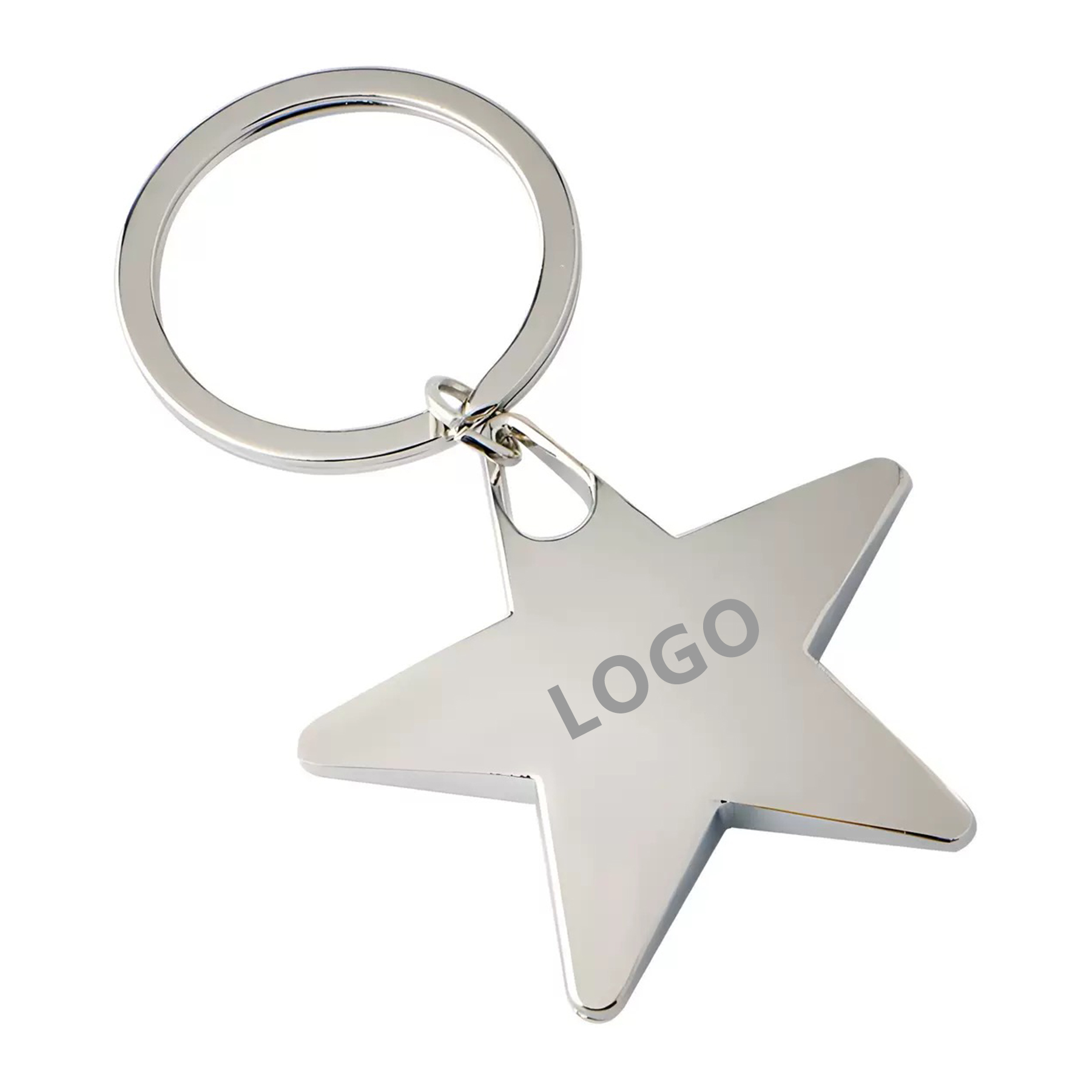 Alloy Five-Pointed Star Keychain 1