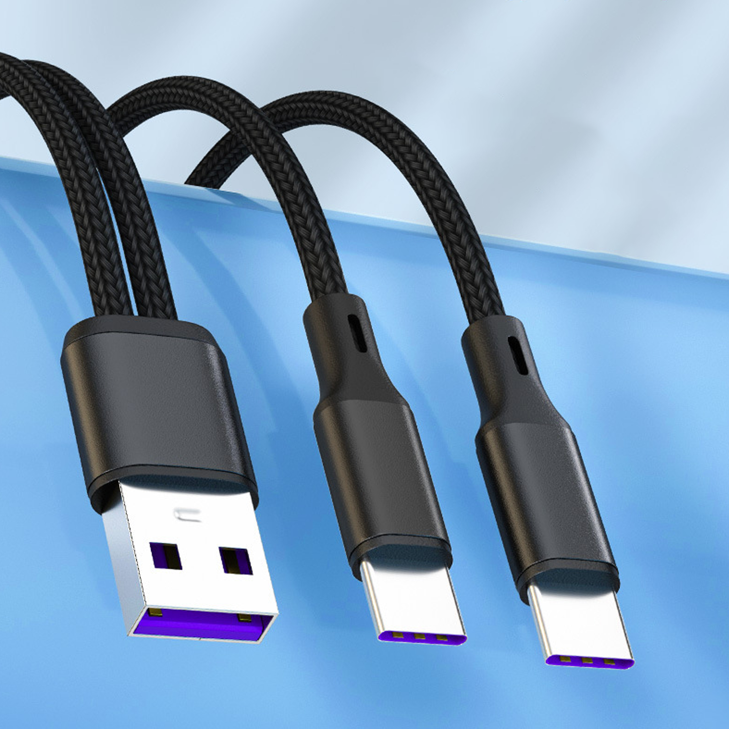48-inch Independent Dual-Head Charging Cable 2