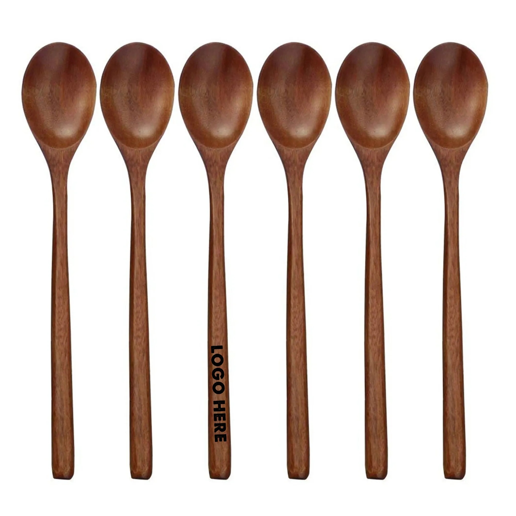 Wooden Long Handle Stirring Spoon 1