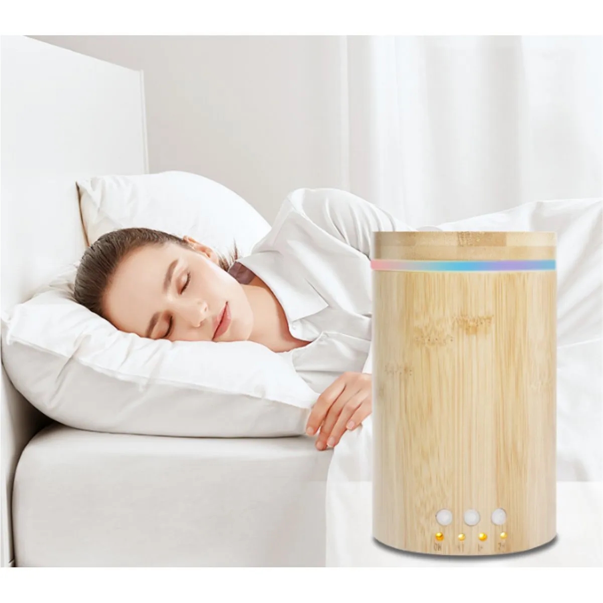 2 In 1 Bamboo Aroma Diffuser Humidifier And Air Purifier 4