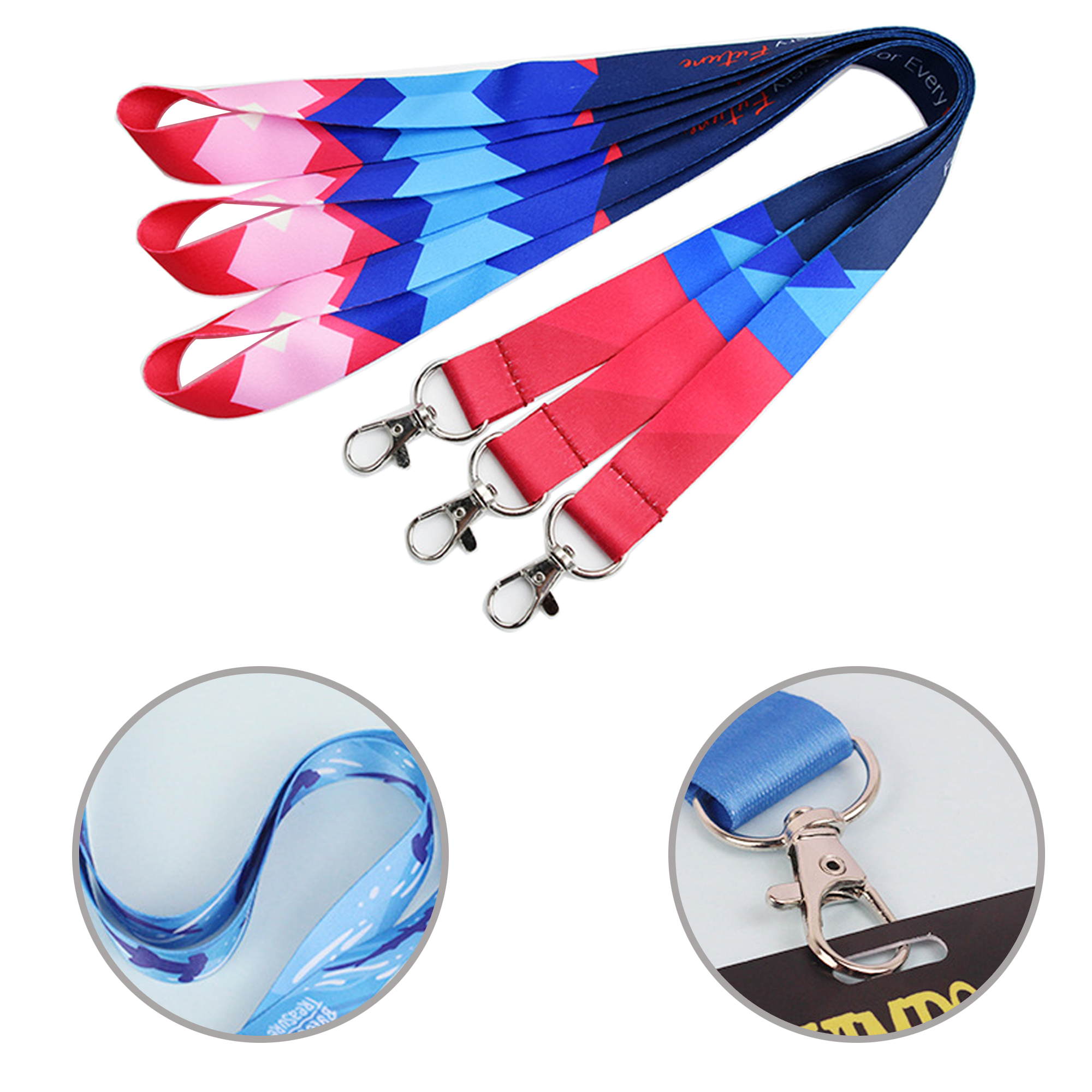 Three-Fourth Inch Full Color Print Lanyard 3