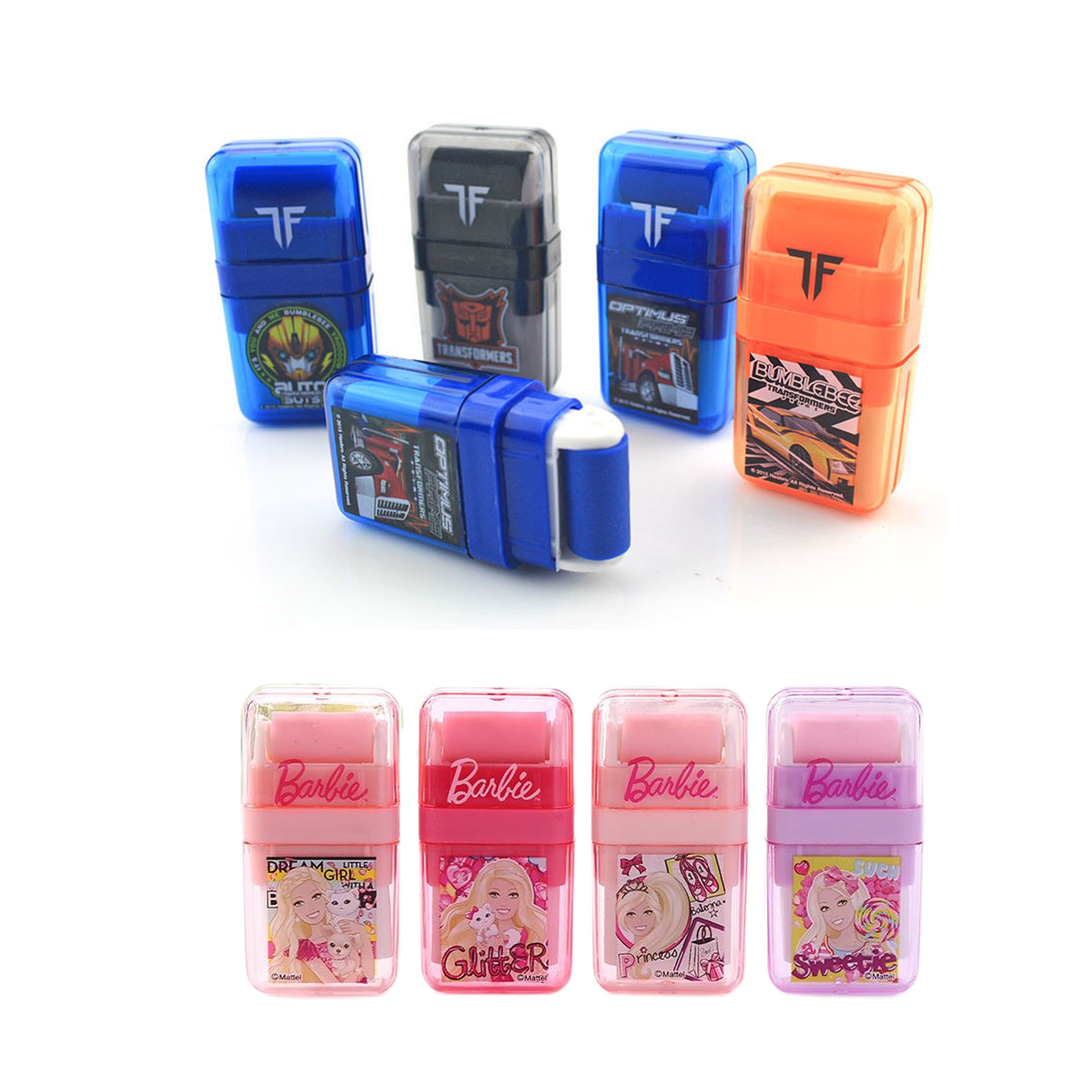 Kids Eraser with Cover and Shaving Roller (direct import) 4