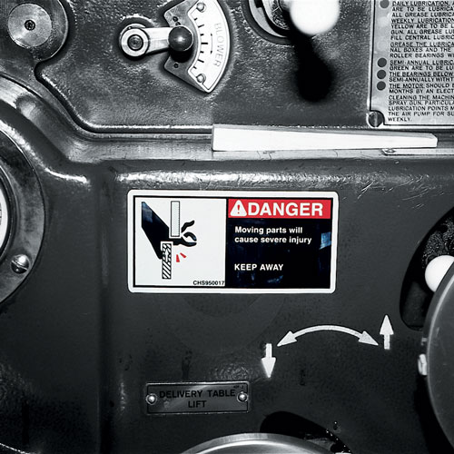 Custom Laminated Mar-Pruf White Decal 1