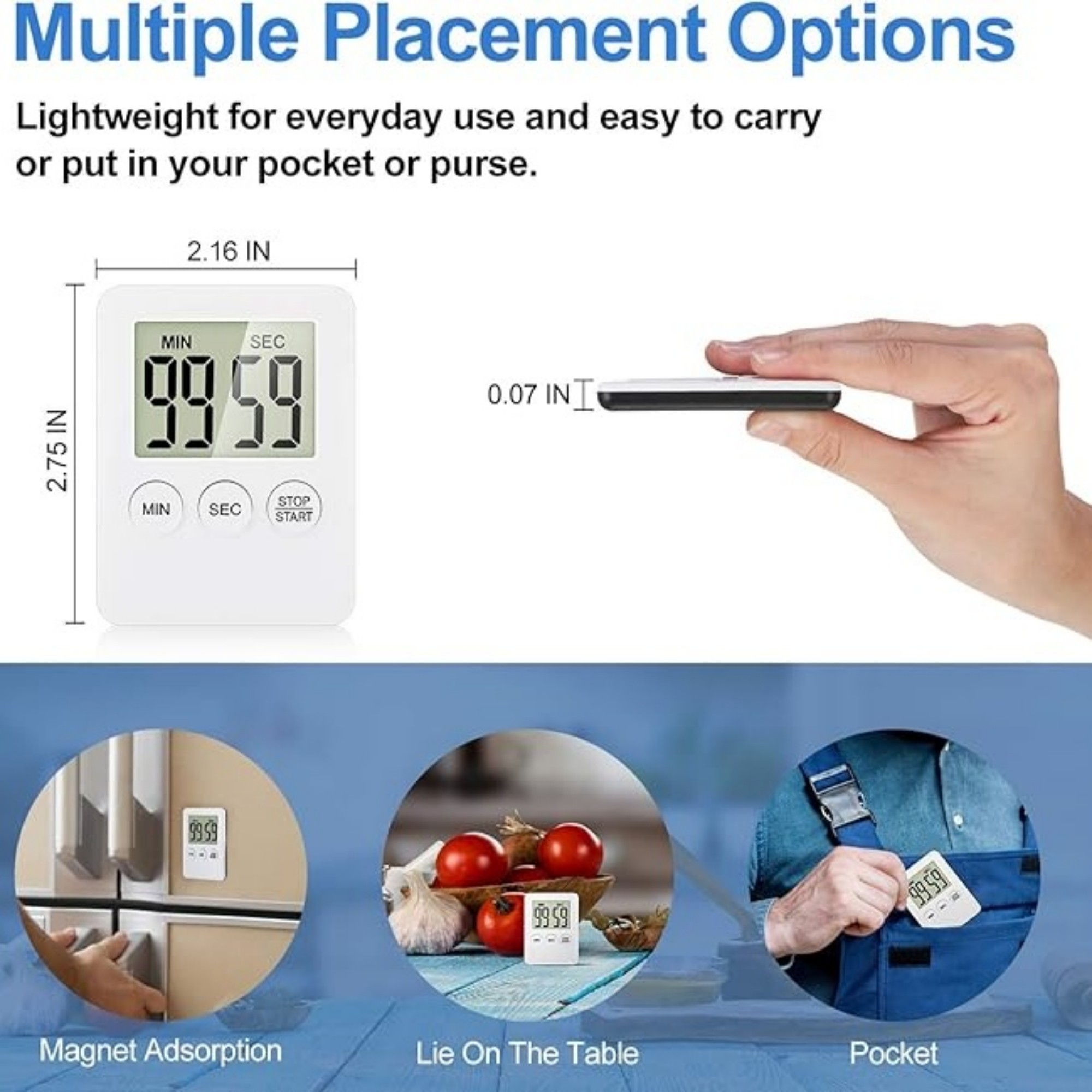 Digital Timer With An Alarm Remind 3