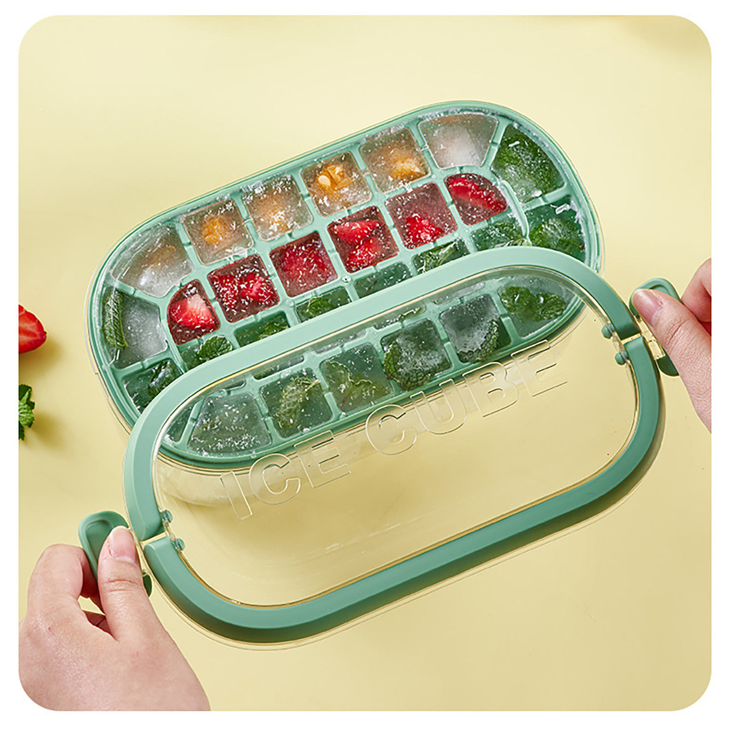 Silicon Press Type Double-Layer Ice Mold Box 9