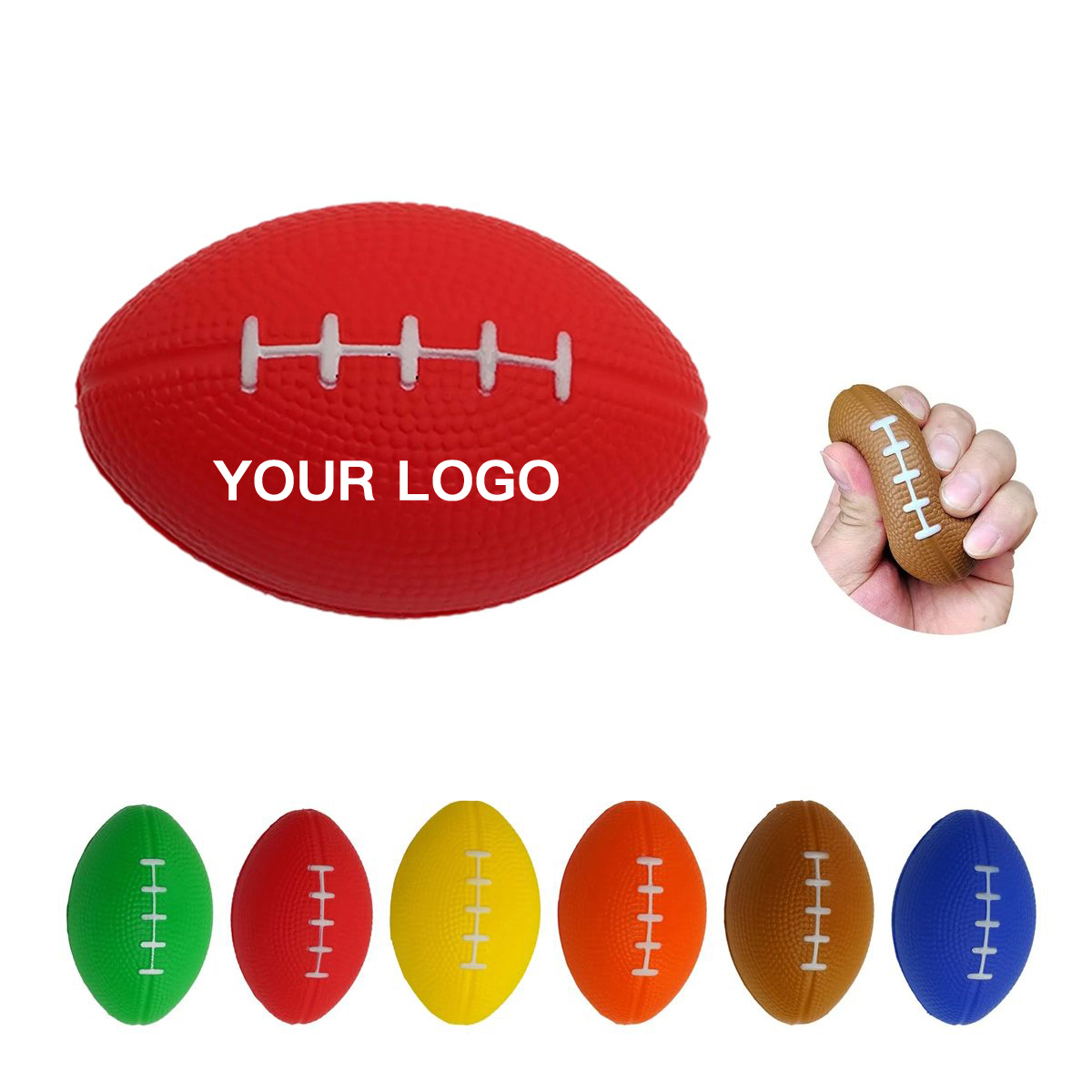 Oval Stress Ball with Reflex Imprint 7