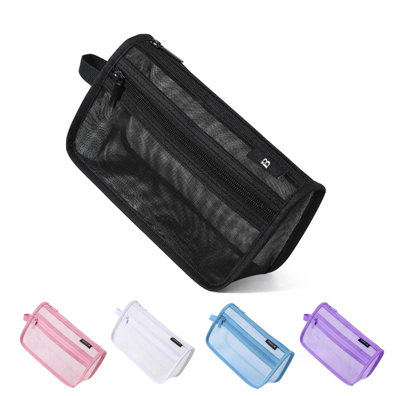 Mesh Pencil Case w/ Handle and Zipper 10