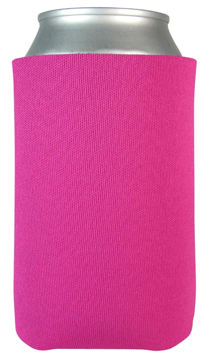 FoamZone USA Made Collapsible Can Cooler with Bottom Imprint