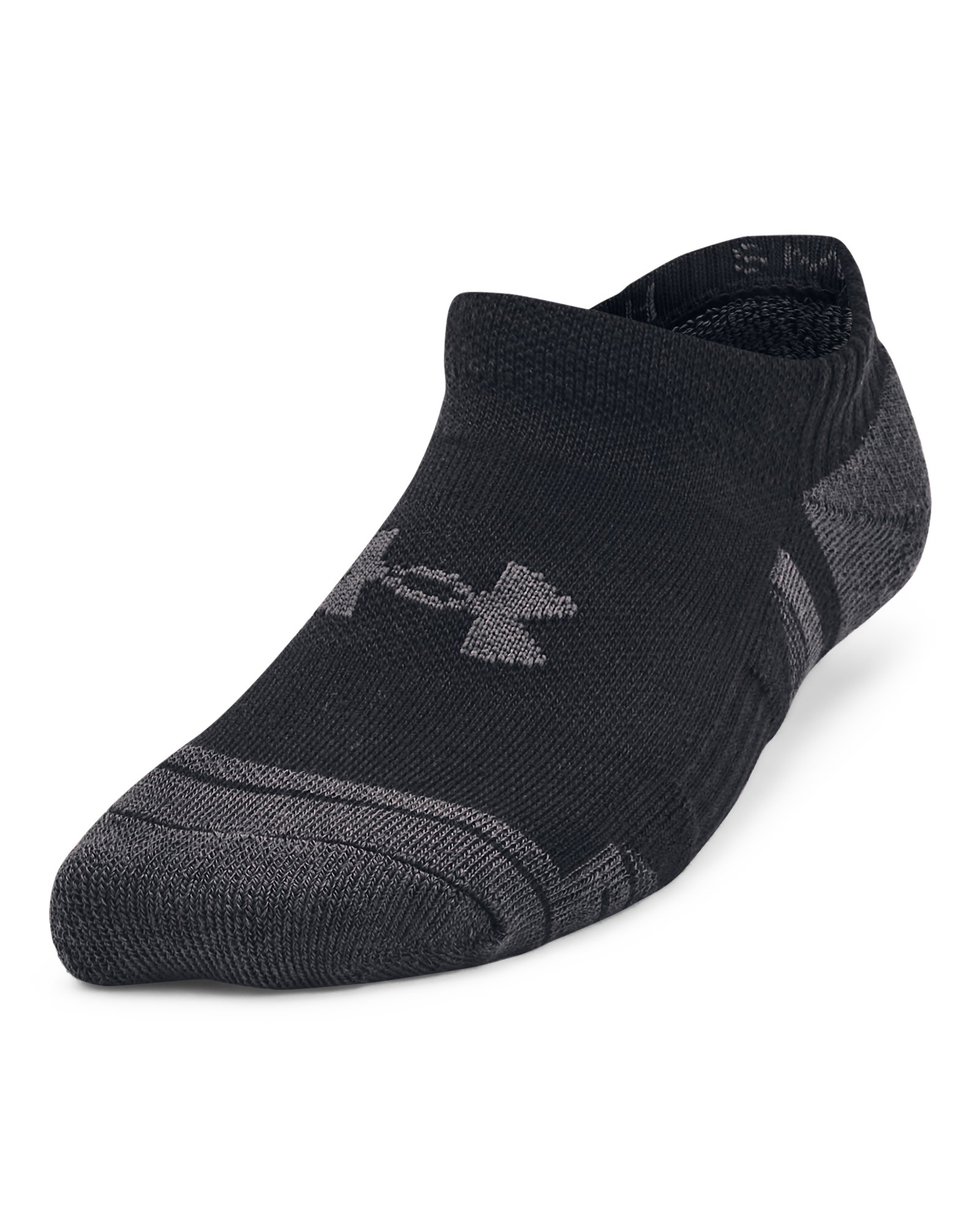 UA Performance Tech Kids' 3-Pack No Show Socks 3
