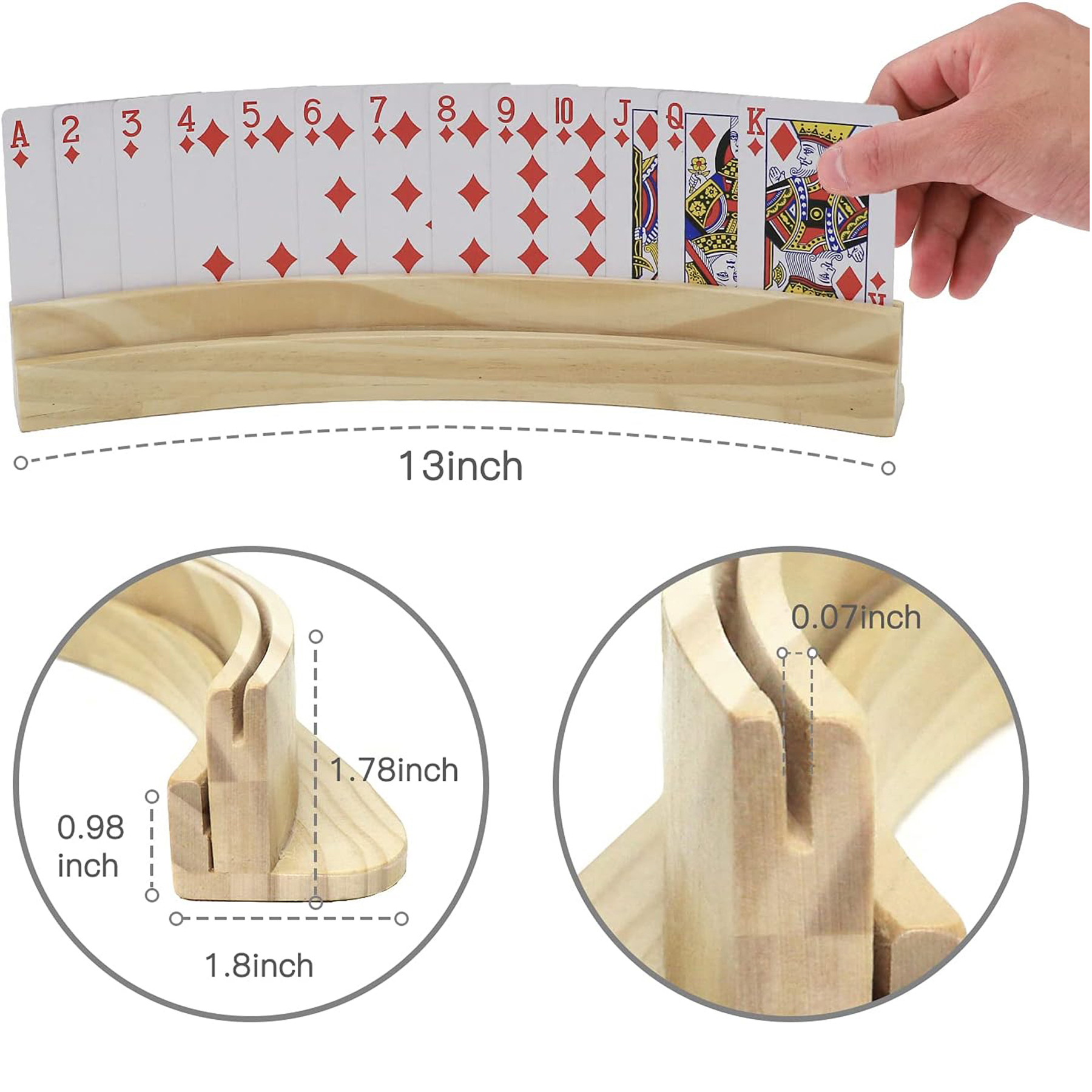 Curved Card Holders for Seniors and Adults 2