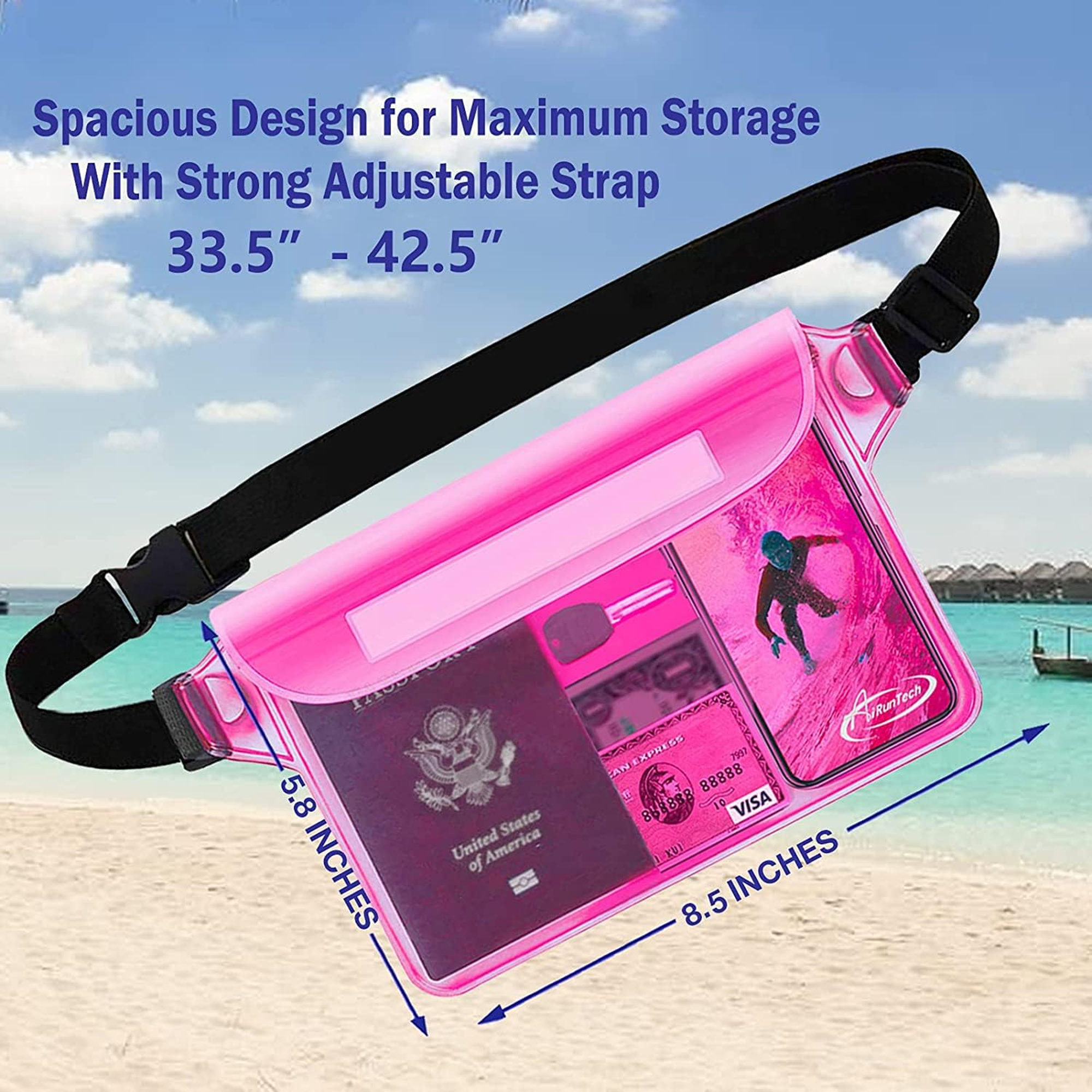 Waterproof Pouch With Waist Strap 4