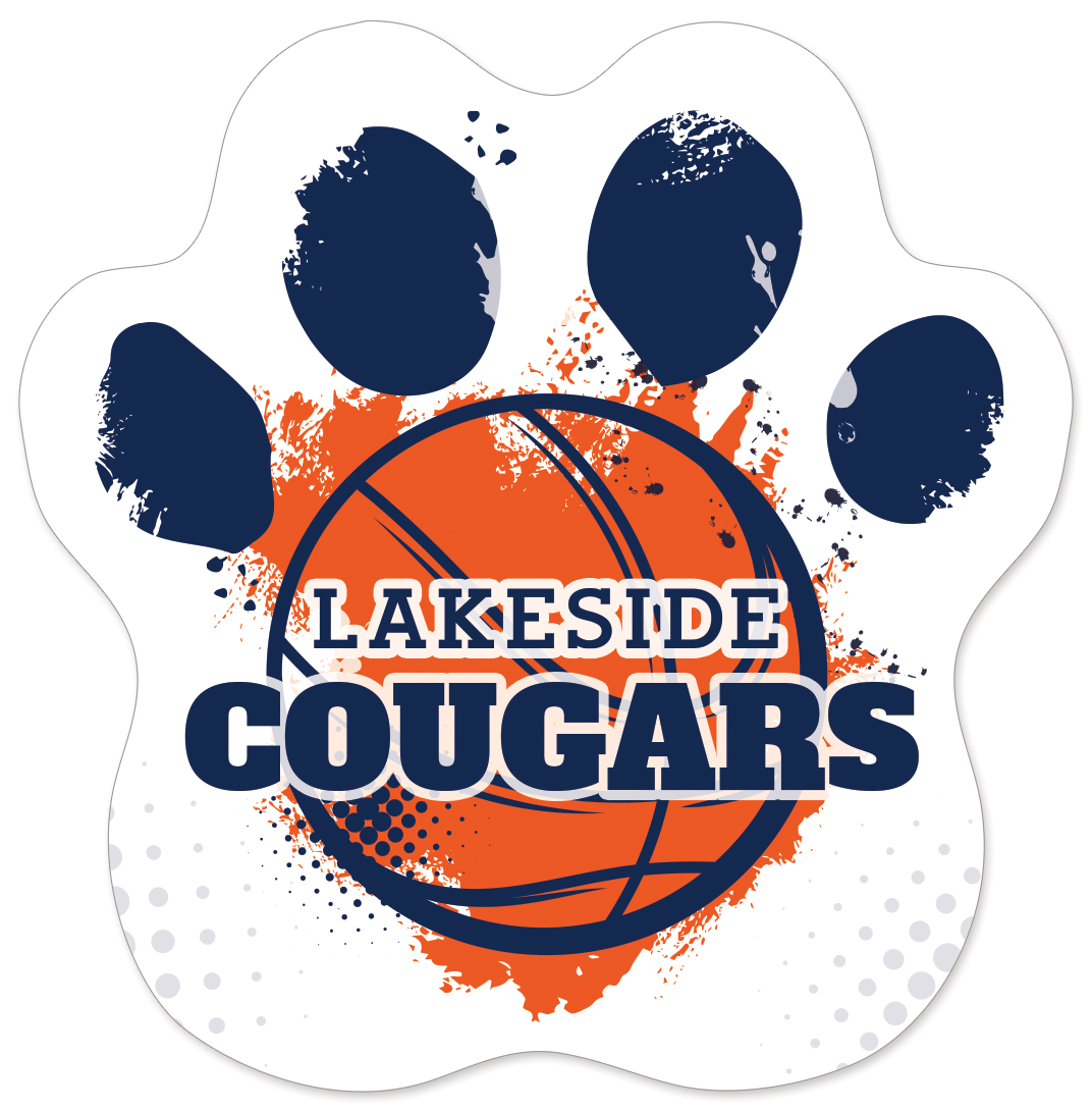 Value Die Cut Pawprint Magnet (3.5" x 3.5") 2