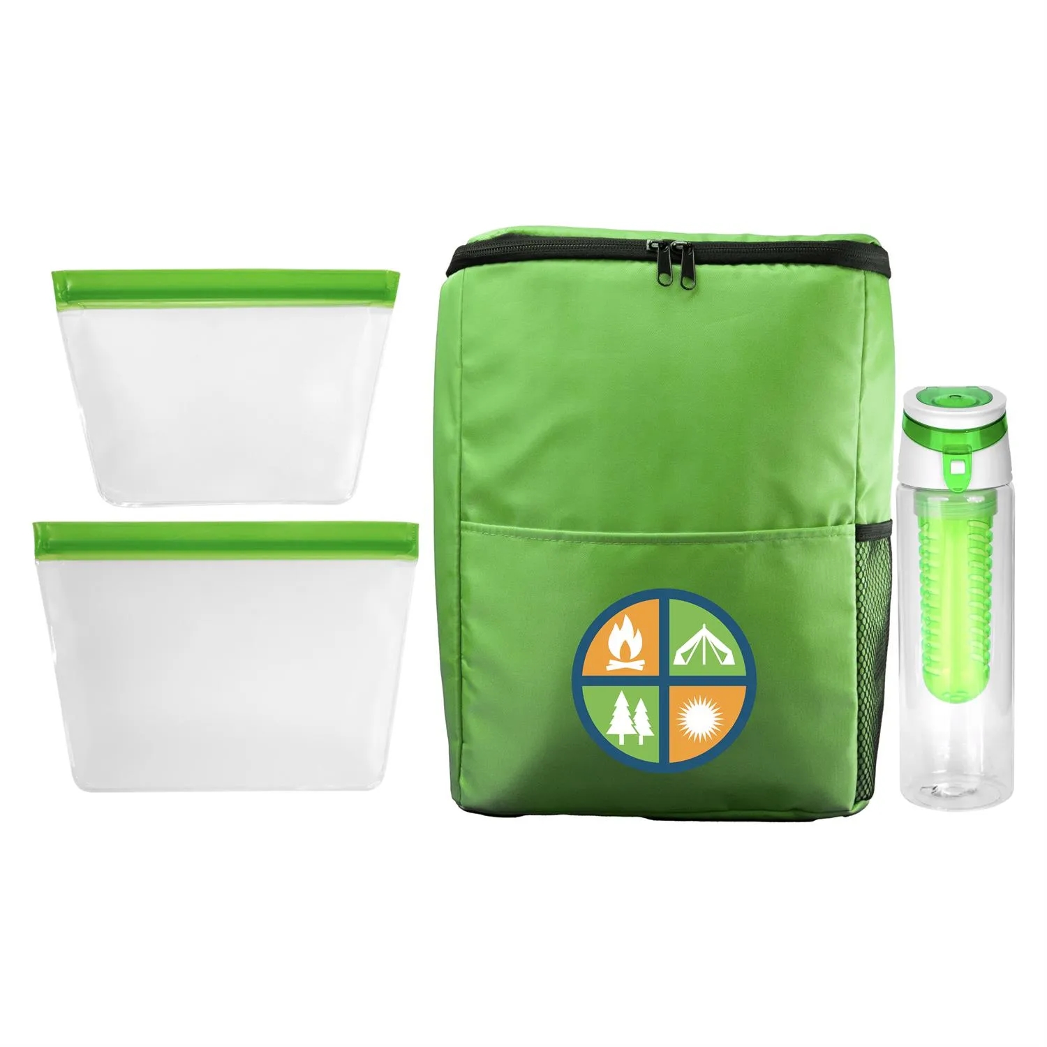 Sporty RPET Food Storage and Drink Set 6