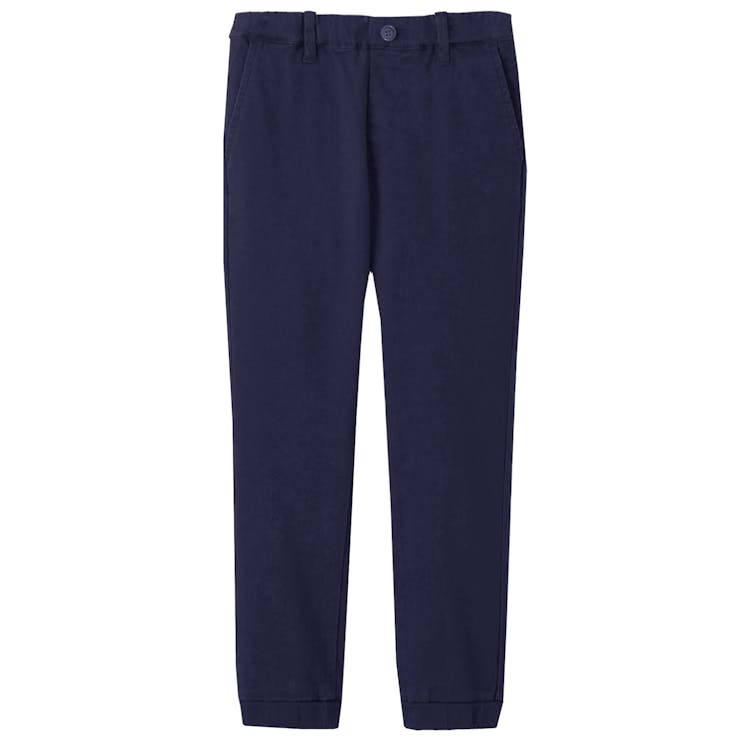 Boys' Strech Twill Joggers - Navy Size S-XL 2