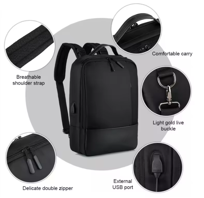 Tote Case Backpack With Usb Large Laptop Bags 3