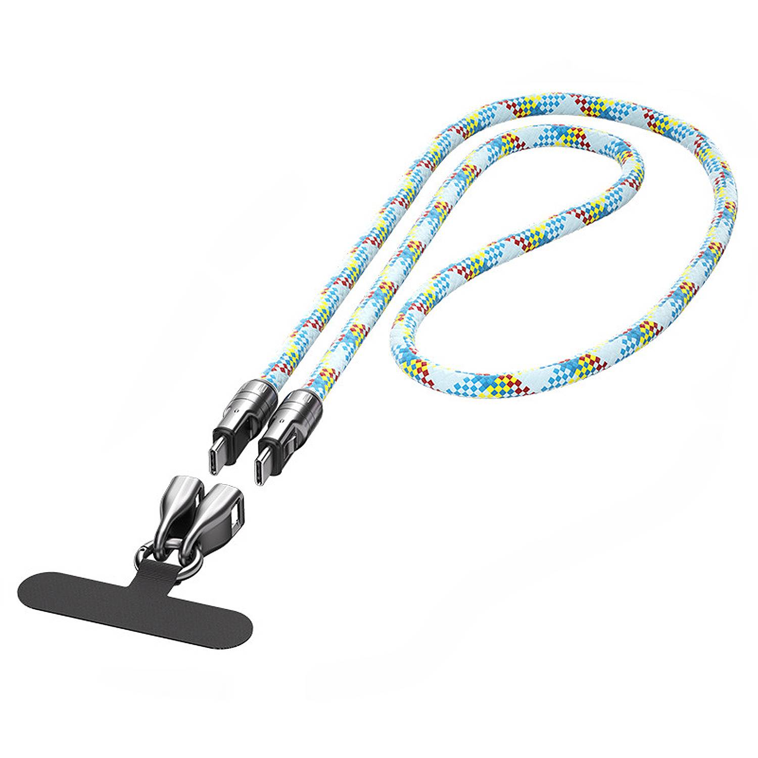 Multiple Use USB Charging Cable w/ Lanyard for Travel 4