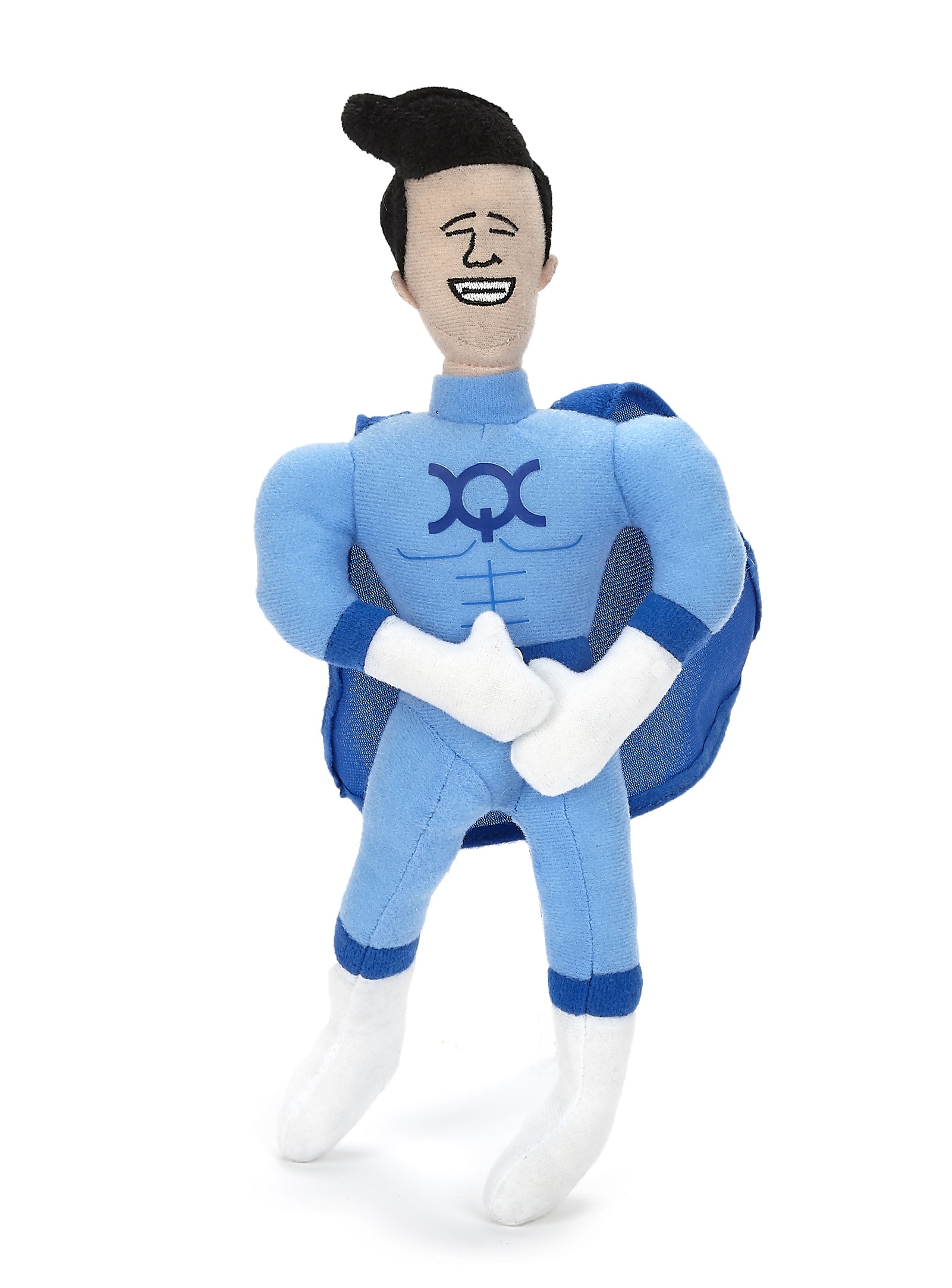 Custom Plush Toy - Blue Superhero 1