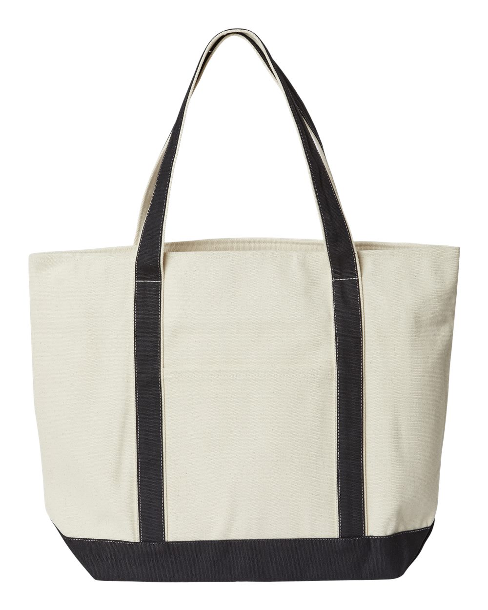 XL Zippered Cotton Canvas Resort Tote - 8873 9