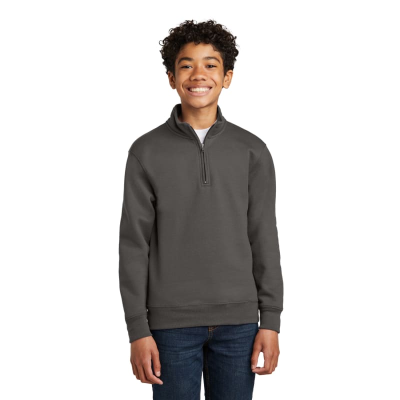 Port & Company Youth Core Fleece 1/4-Zip Pullover Sweatshirt 13