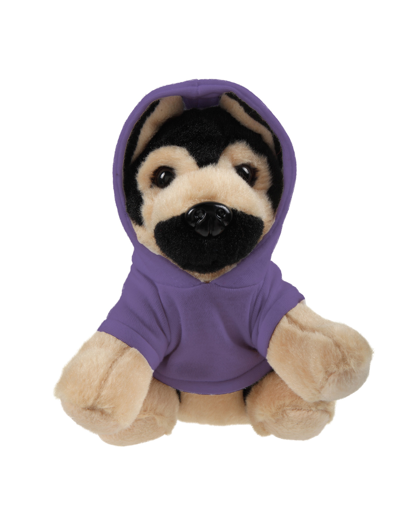 Soft Plush Sitting German Shepard wearing a Hoodie 18