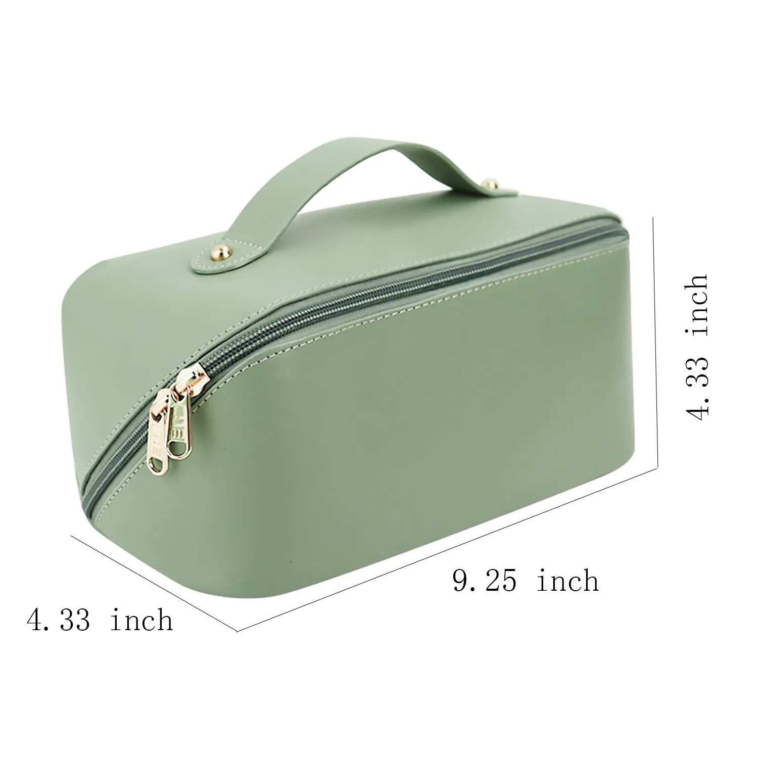Capacity Travel Leather Makeup Bag 5