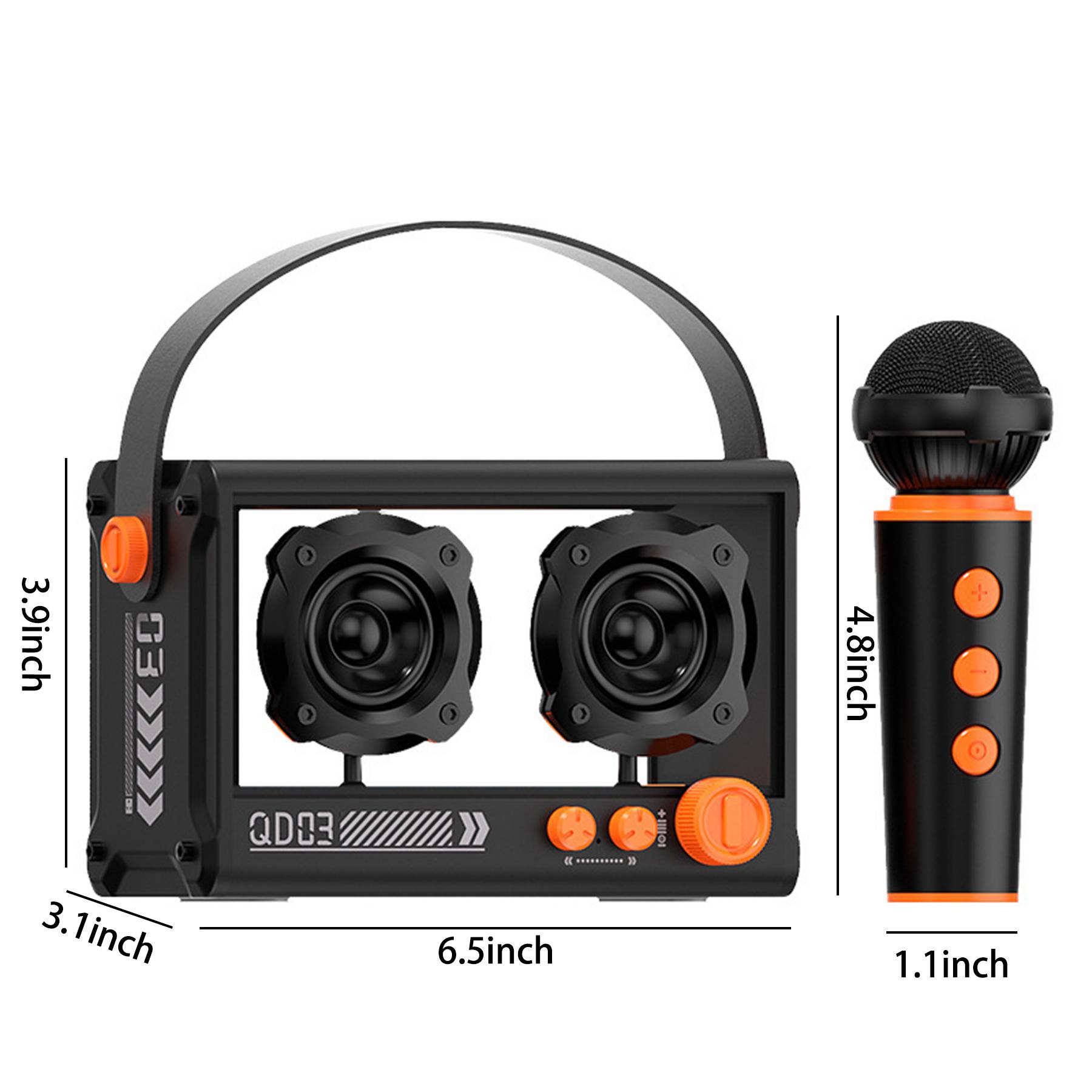 Retro Trend Bluetooth Speaker W/ Microphone 4