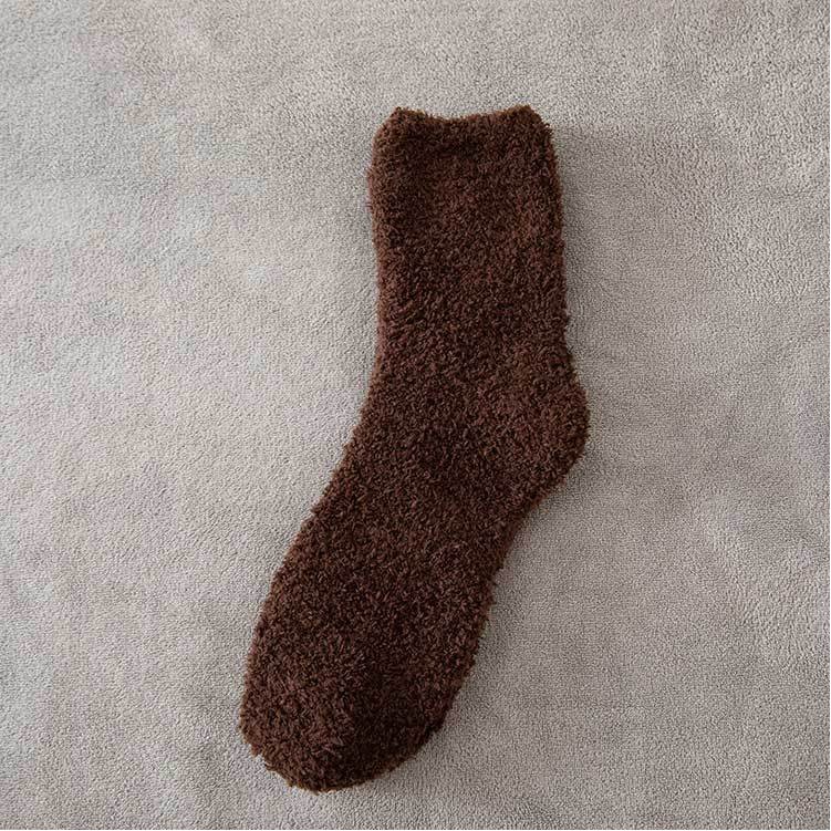 Bamtton™ Custom Logo Unisex Logo Soft Cozy Fuzzy Socks 3