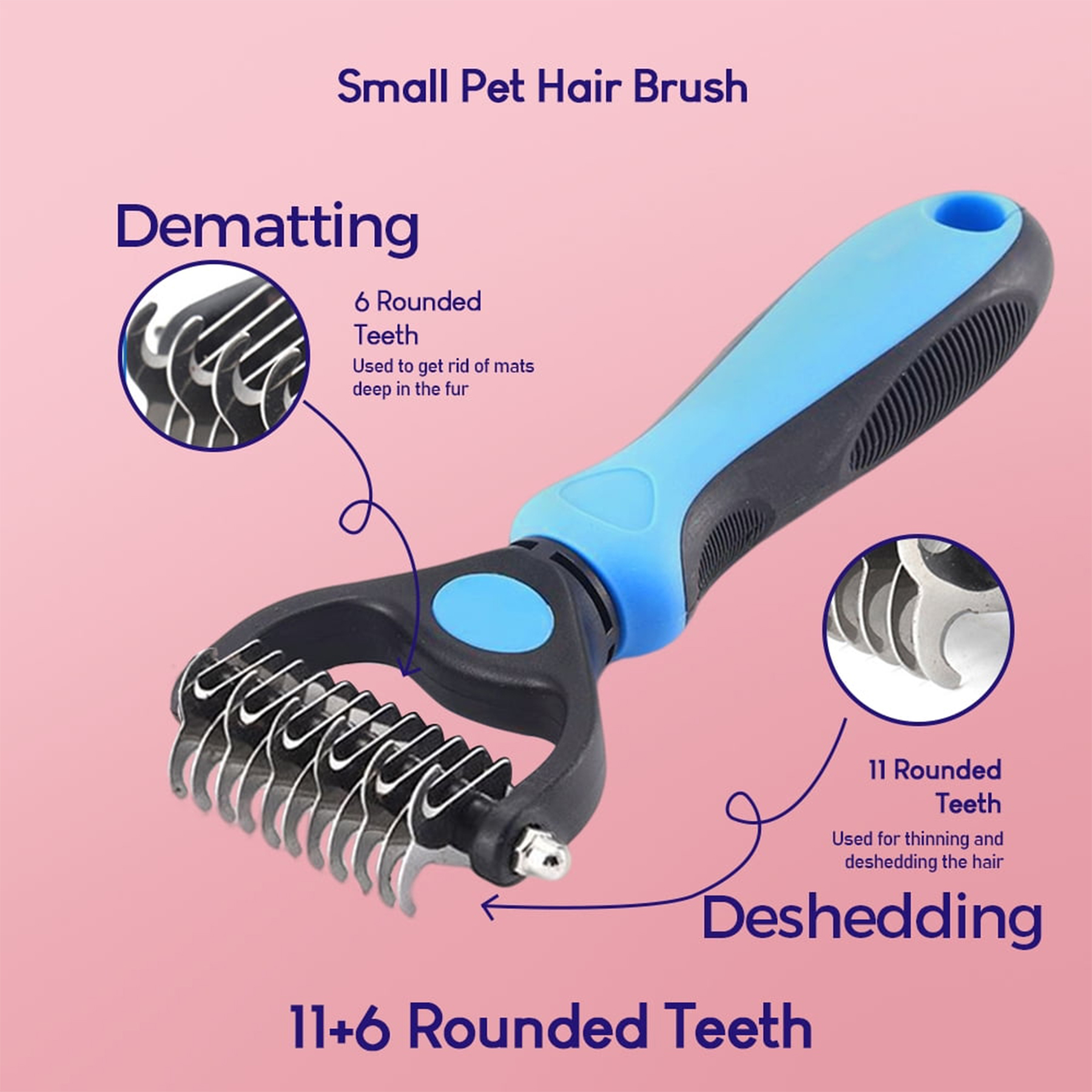 Pet comb Dog knotting comb 2