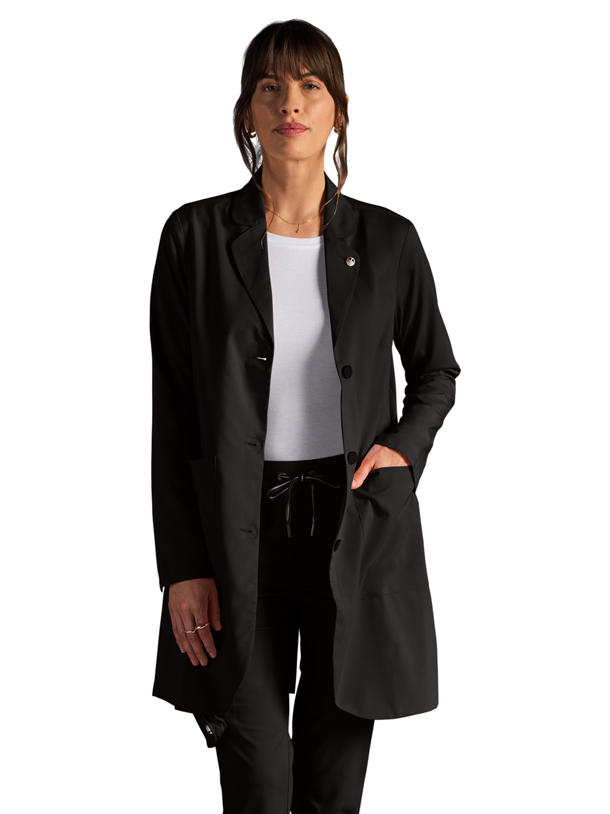 Healing Hands - HH x Dr Kwane - Women's Vera 34" Modernist Lab Coat 2