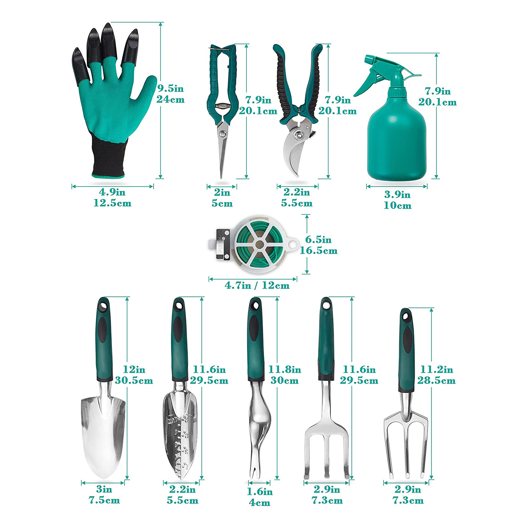 Garden Tool Set - 11 Piece 3