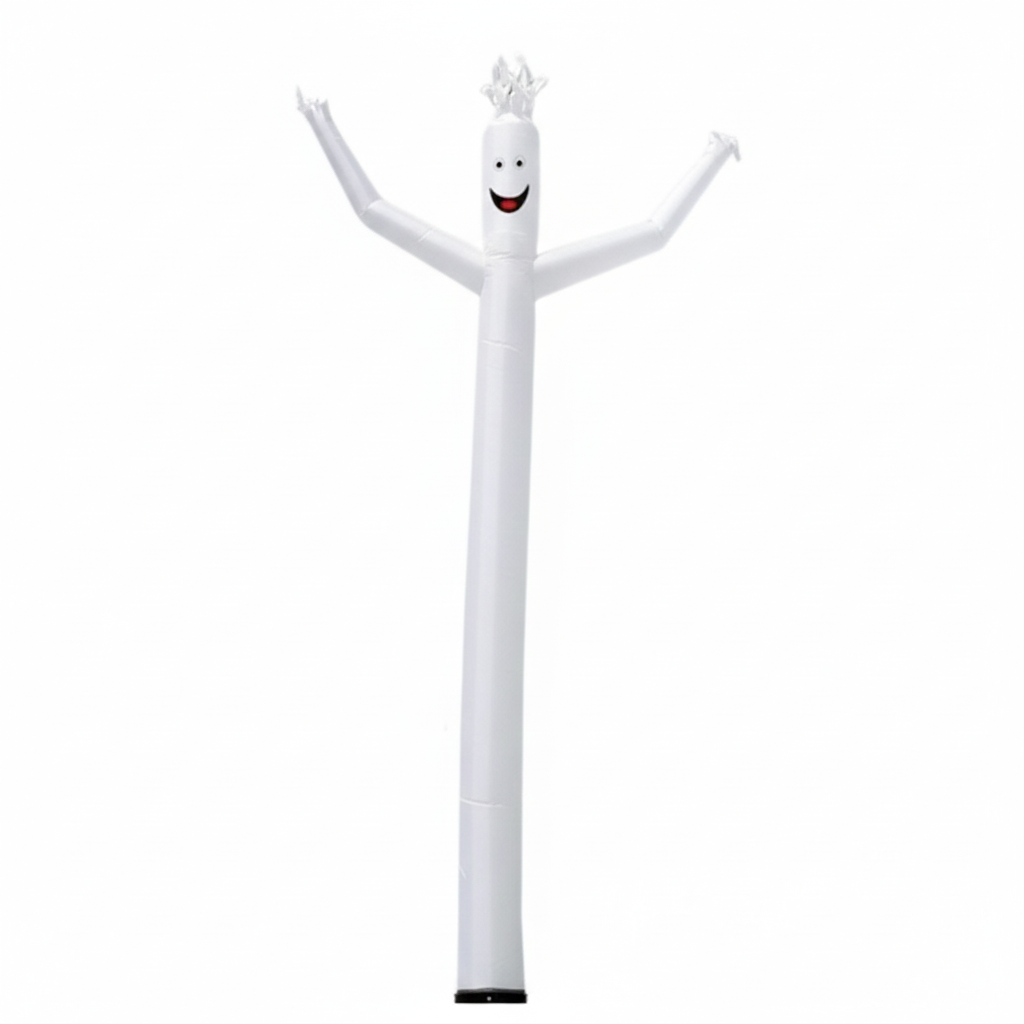 18'H Wacky Man™ Single-Leg Inflatable Dancer, White 2