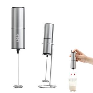 Silver Cylinder Electric Coffee Mixer And Egg Whisk 13