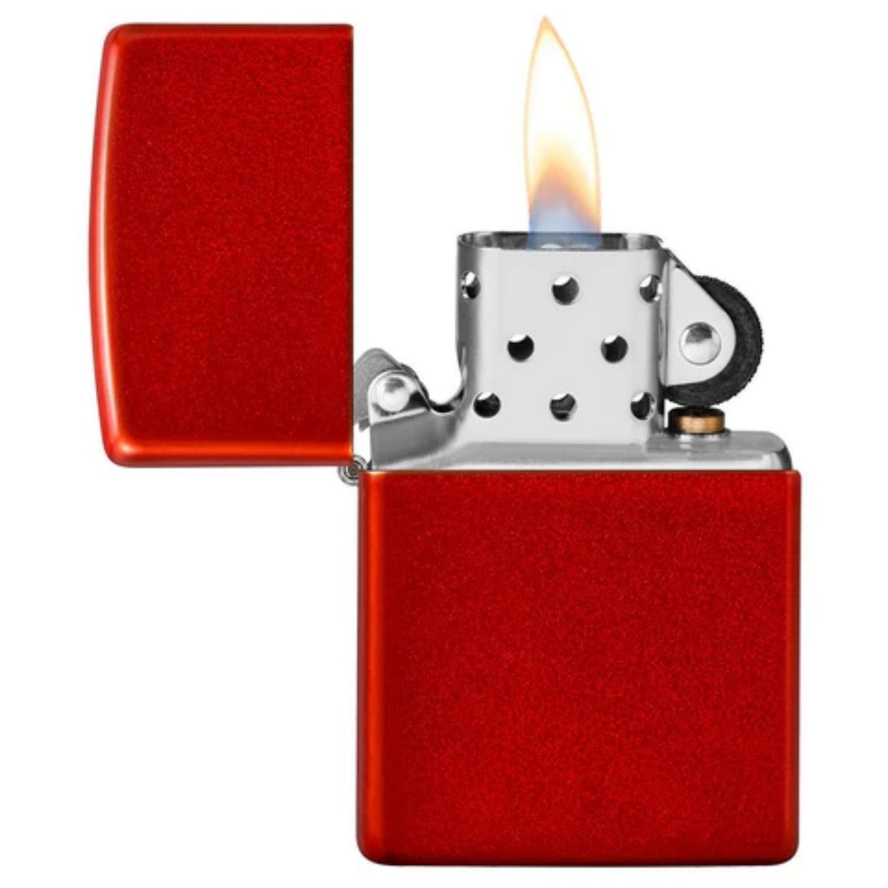 Genuine Zippo windproof lighter - Metallic Red 4