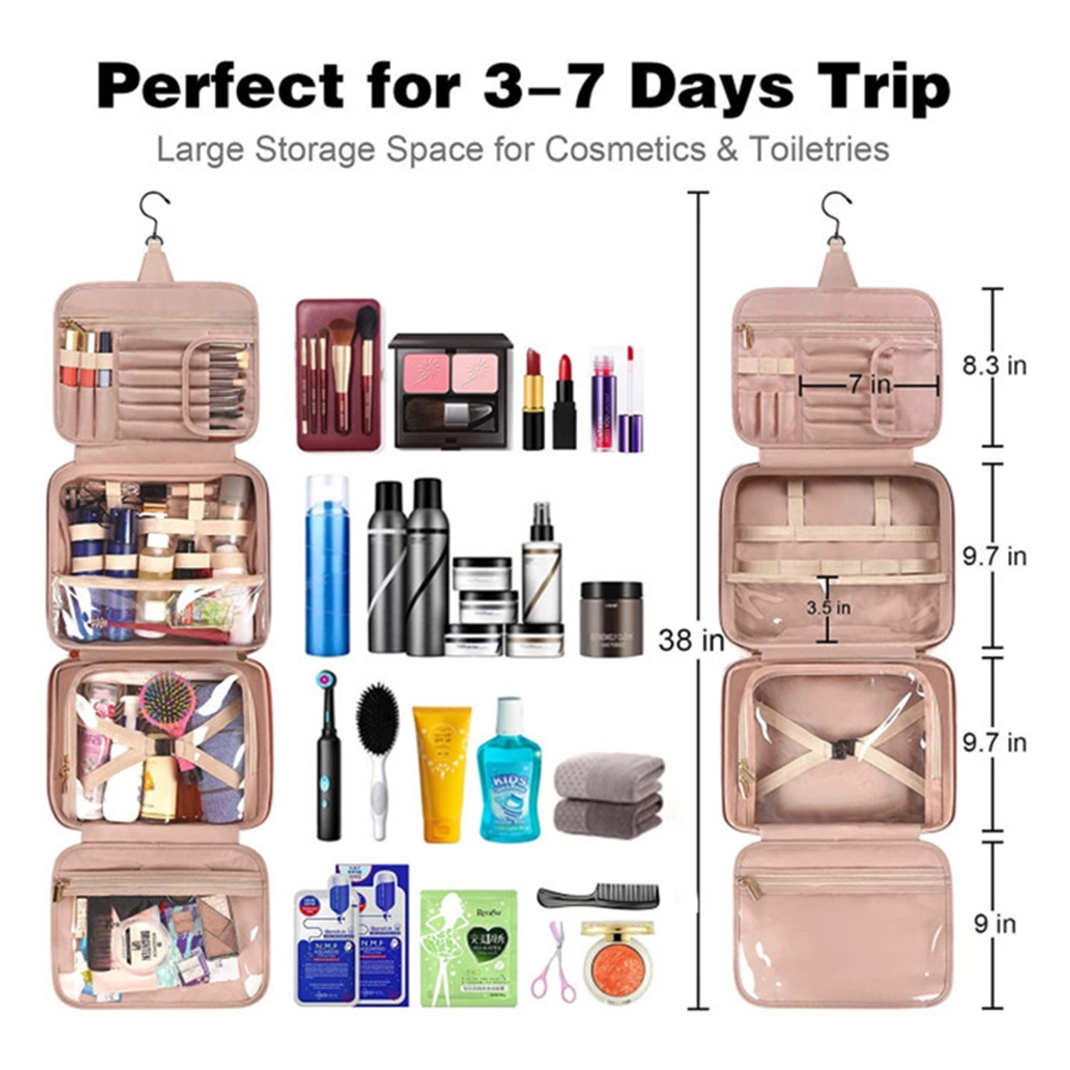 Waterproof Travel Cosmetic Organizer 5