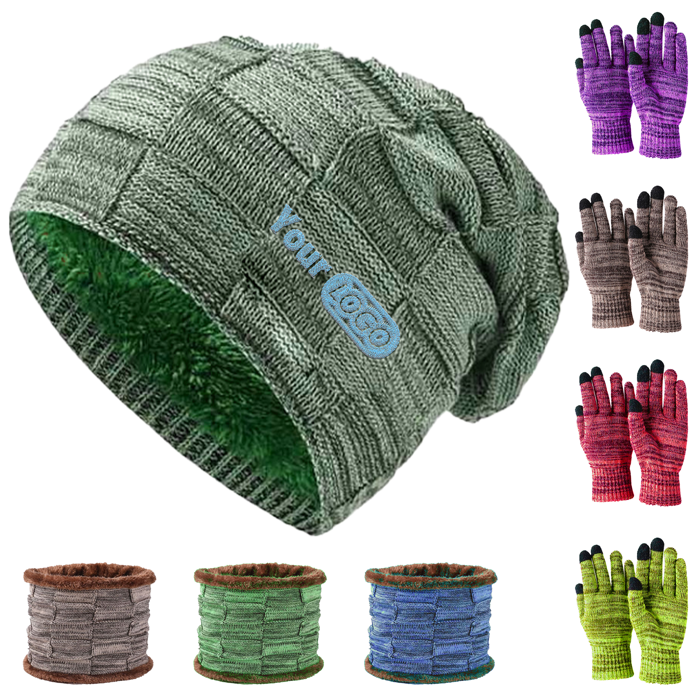 Polyester Winter Comfortable And Warm Knitted Urine Cap 5