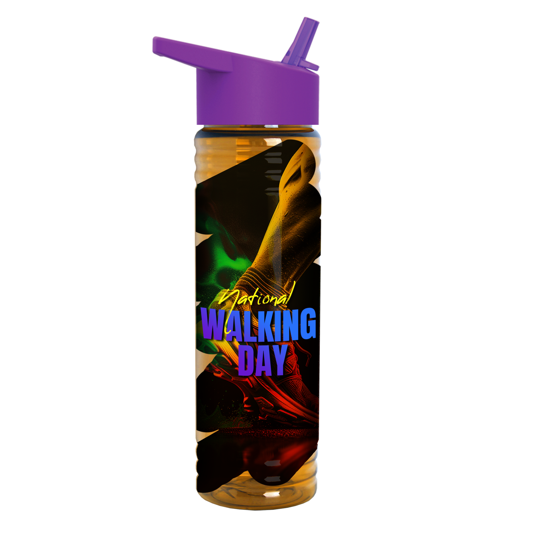 Garyline® Slim Fit Bottle with Flip-Straw Lid - 24 oz. 70