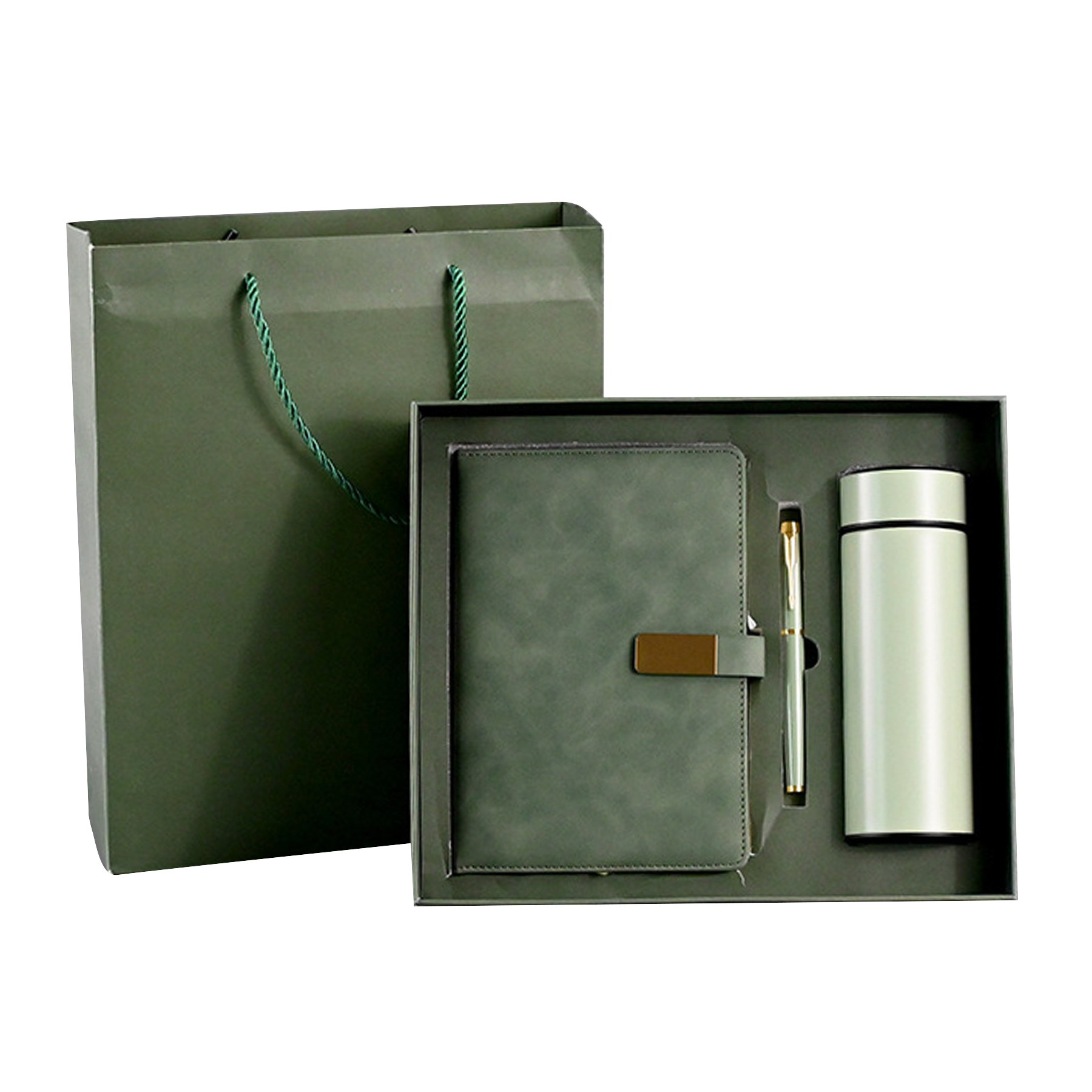 High End Custom Gift Set With Insulated Tumbler And Notebook 5