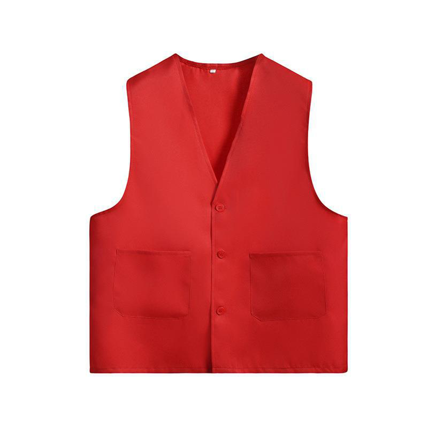 Lightweight Polyester Sleeveless Volunteer Vest w/ Pockets 9