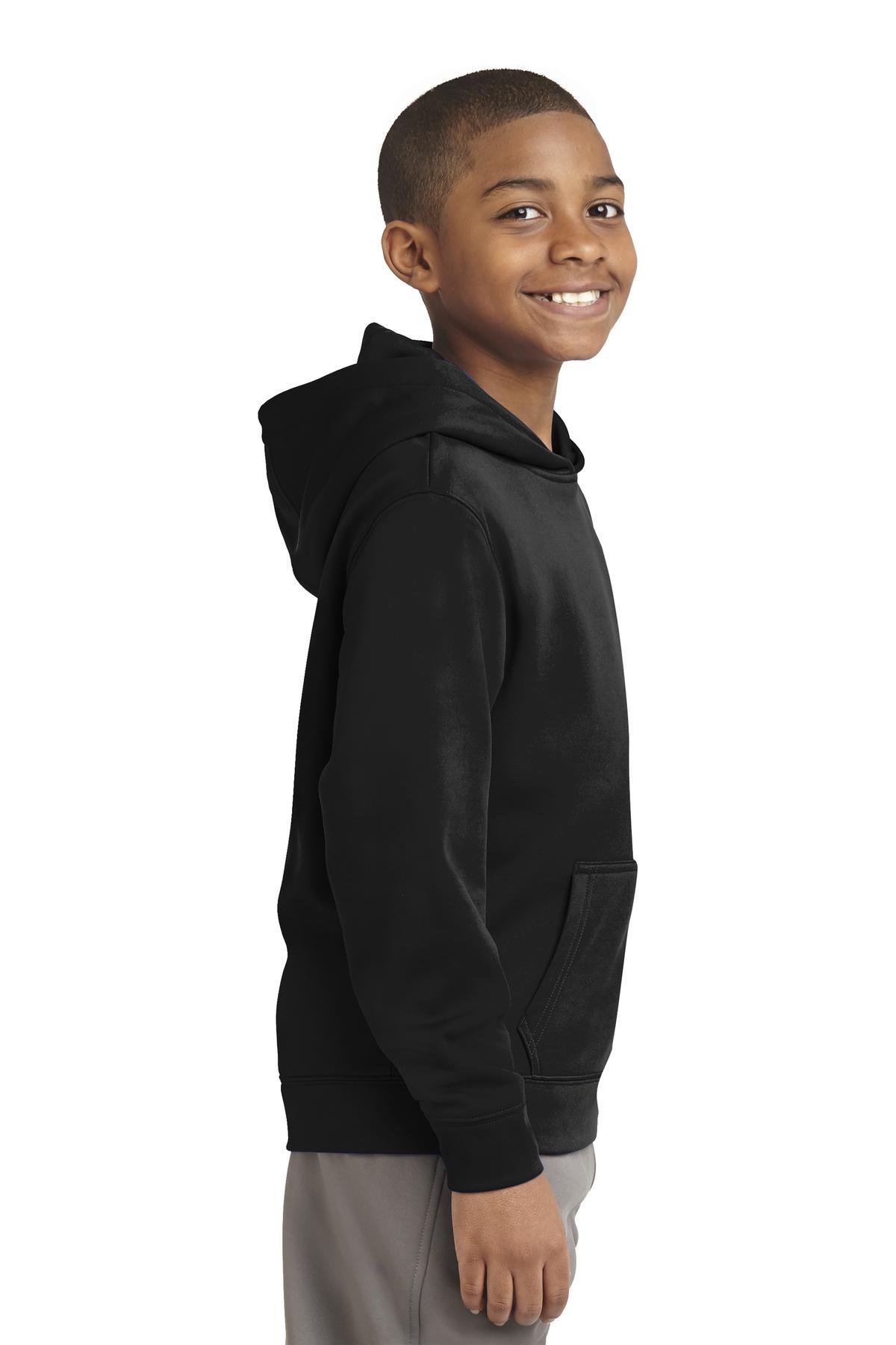 Sport-Tek® Youth Sport-Wick Fleece Hooded Pullover 24