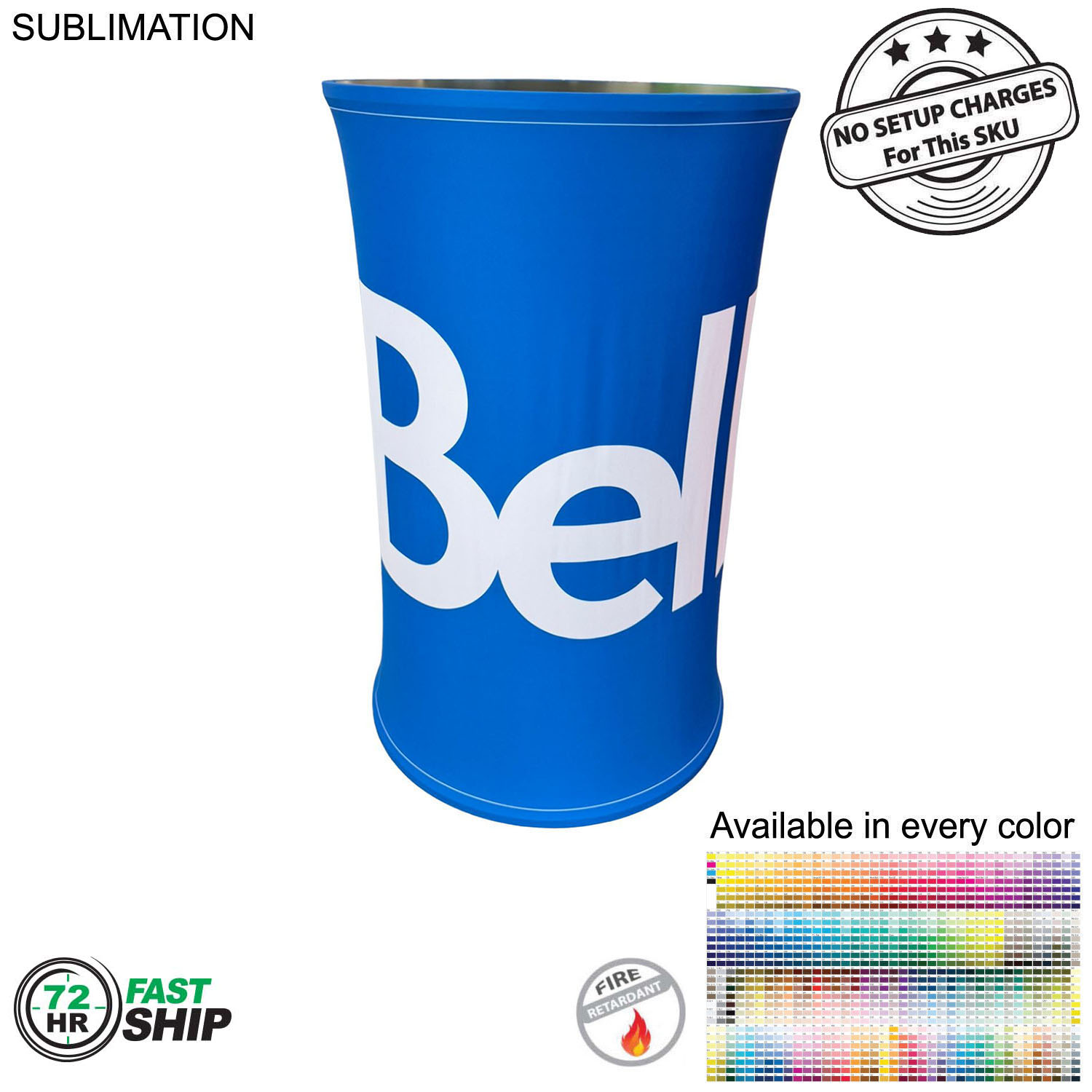 72Hr Fast Ship - Round SEG Counter Kit with Sublimated Cover, NO SETUP CHARGE 2