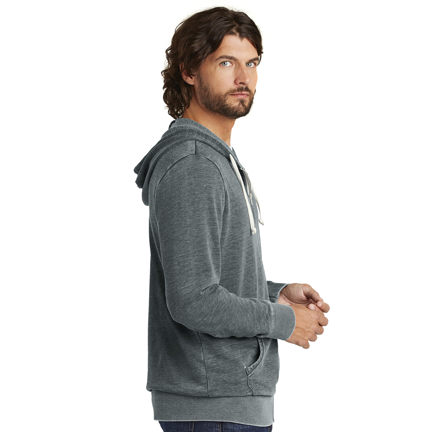 Alternative Burnout Laid-Back Zip Hoodie 5