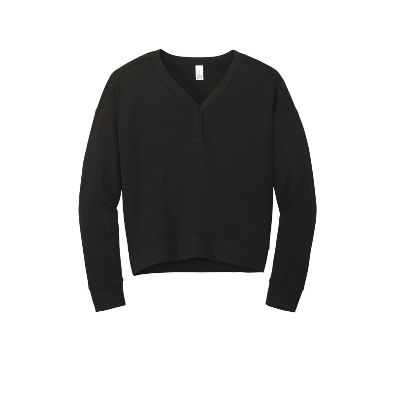 District Women's Perfect Tri Fleece V-Neck Sweatshirt 16
