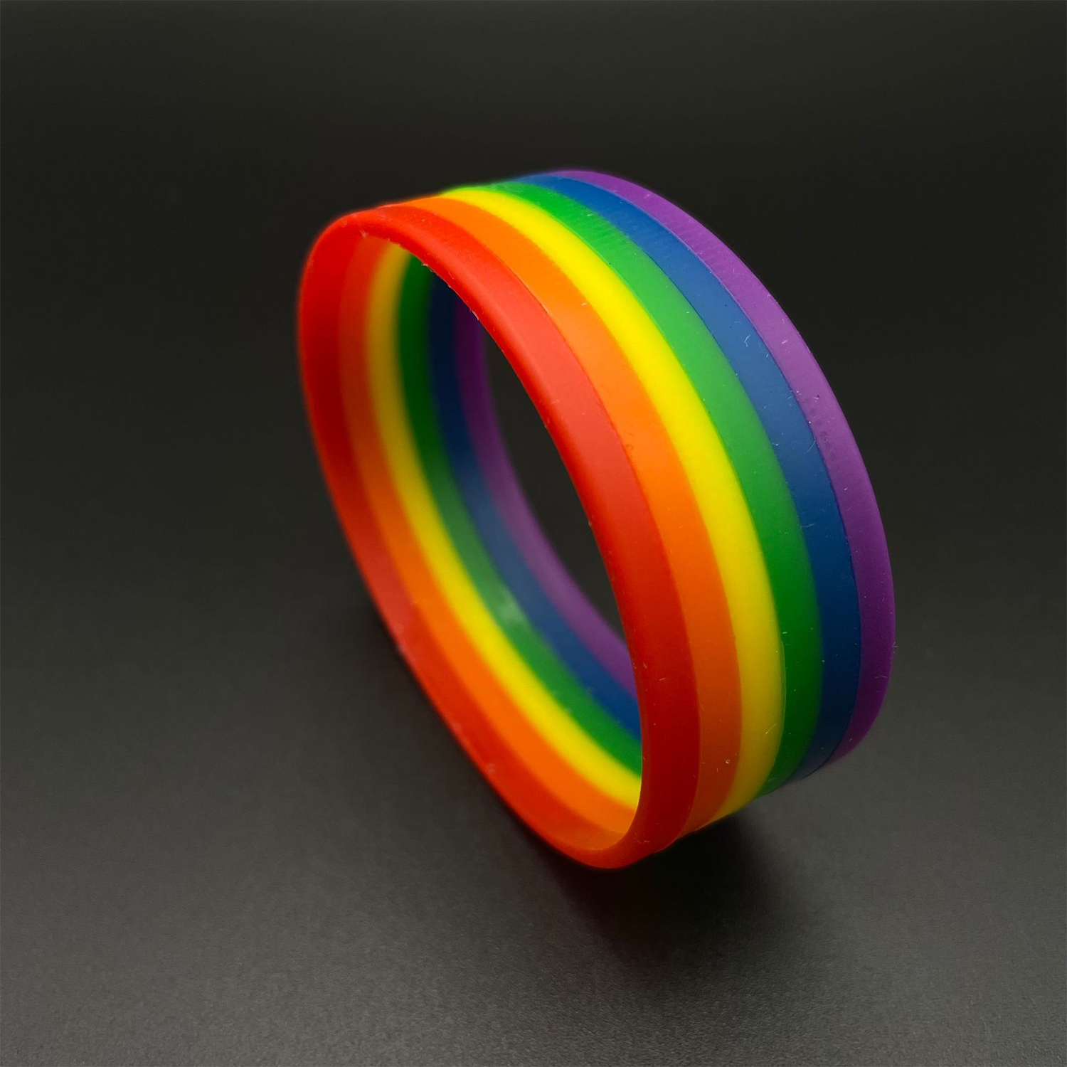 Rainbow Silicone WristBands 8