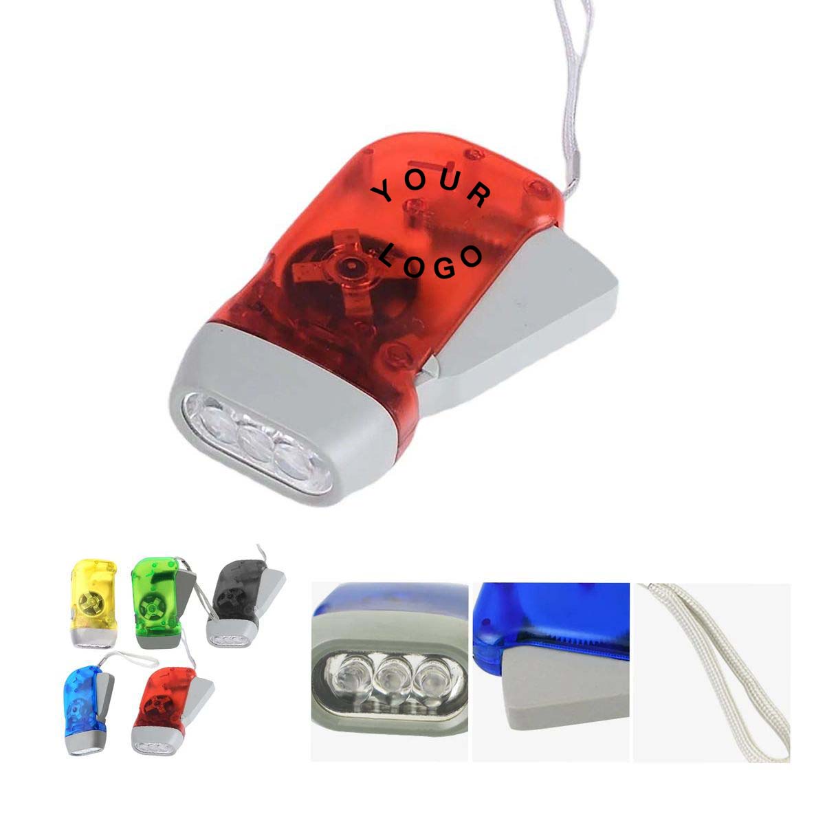 Hand Pressed Mini Flashlight for Camping and Hiking 3
