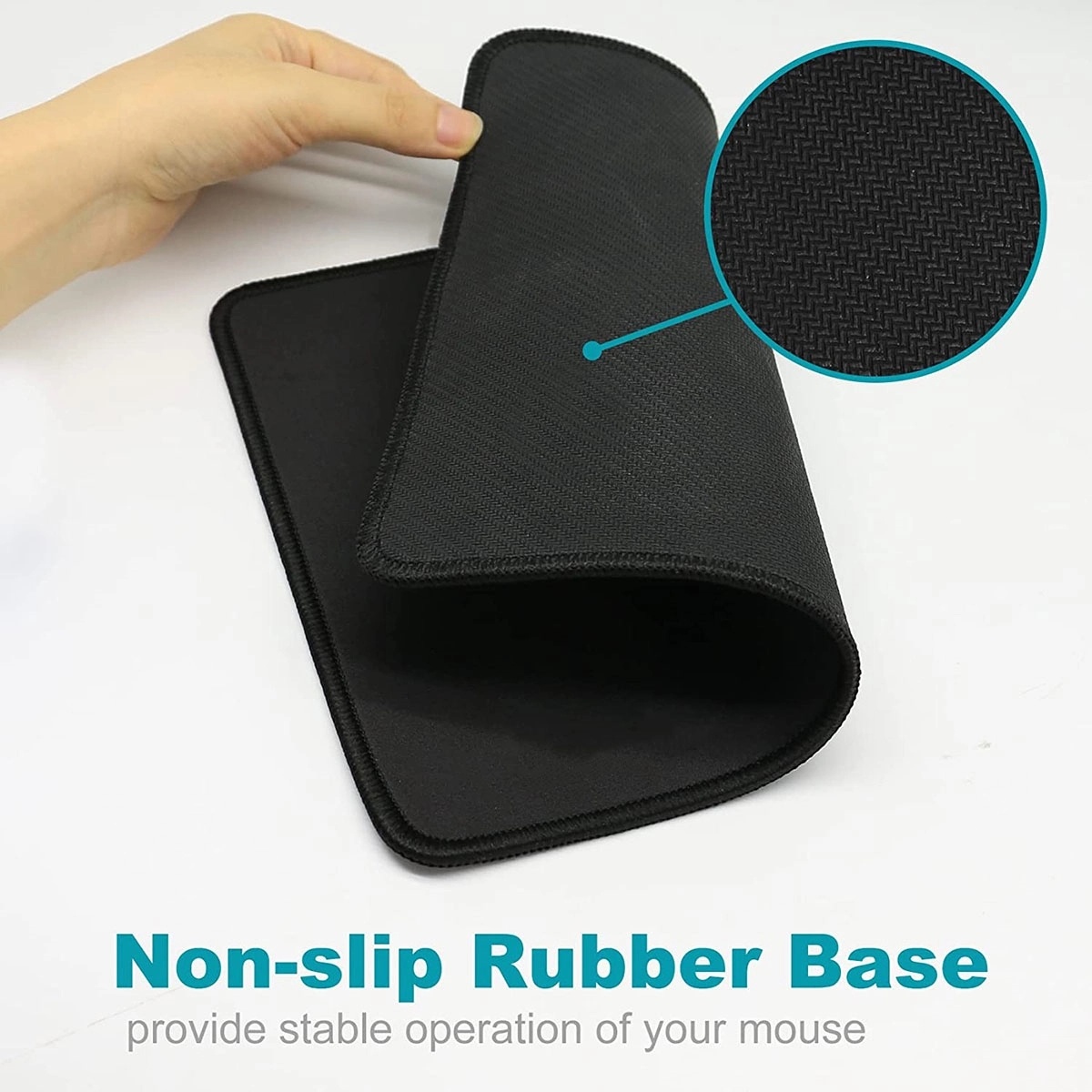 Small Mouse Pad With Stitched Edge 4